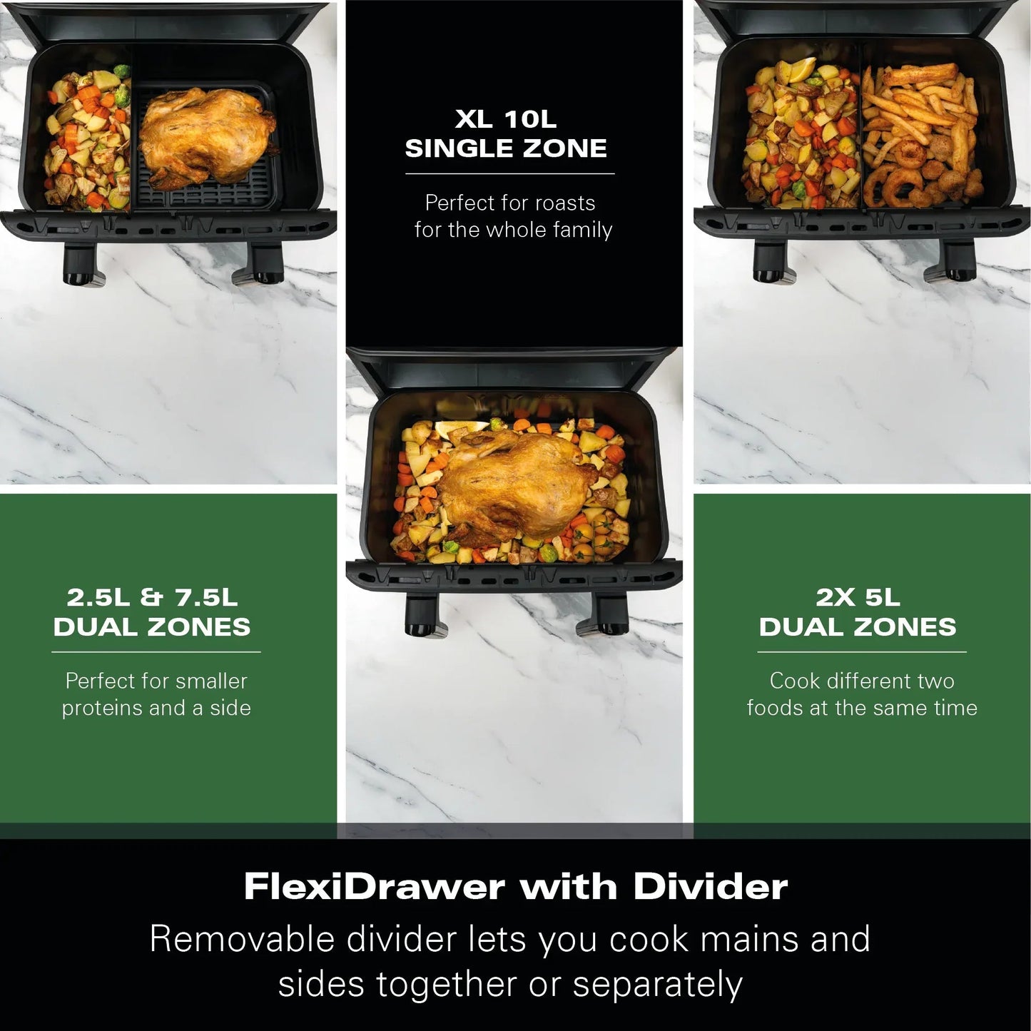 Hamilton Beach FlexiZone 10L Dual Air Fryer