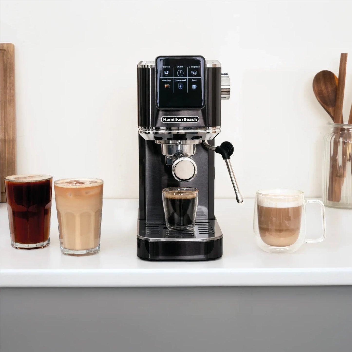 Hamilton Beach BaristaPro Touch 5-in-1 - Espresso Shot