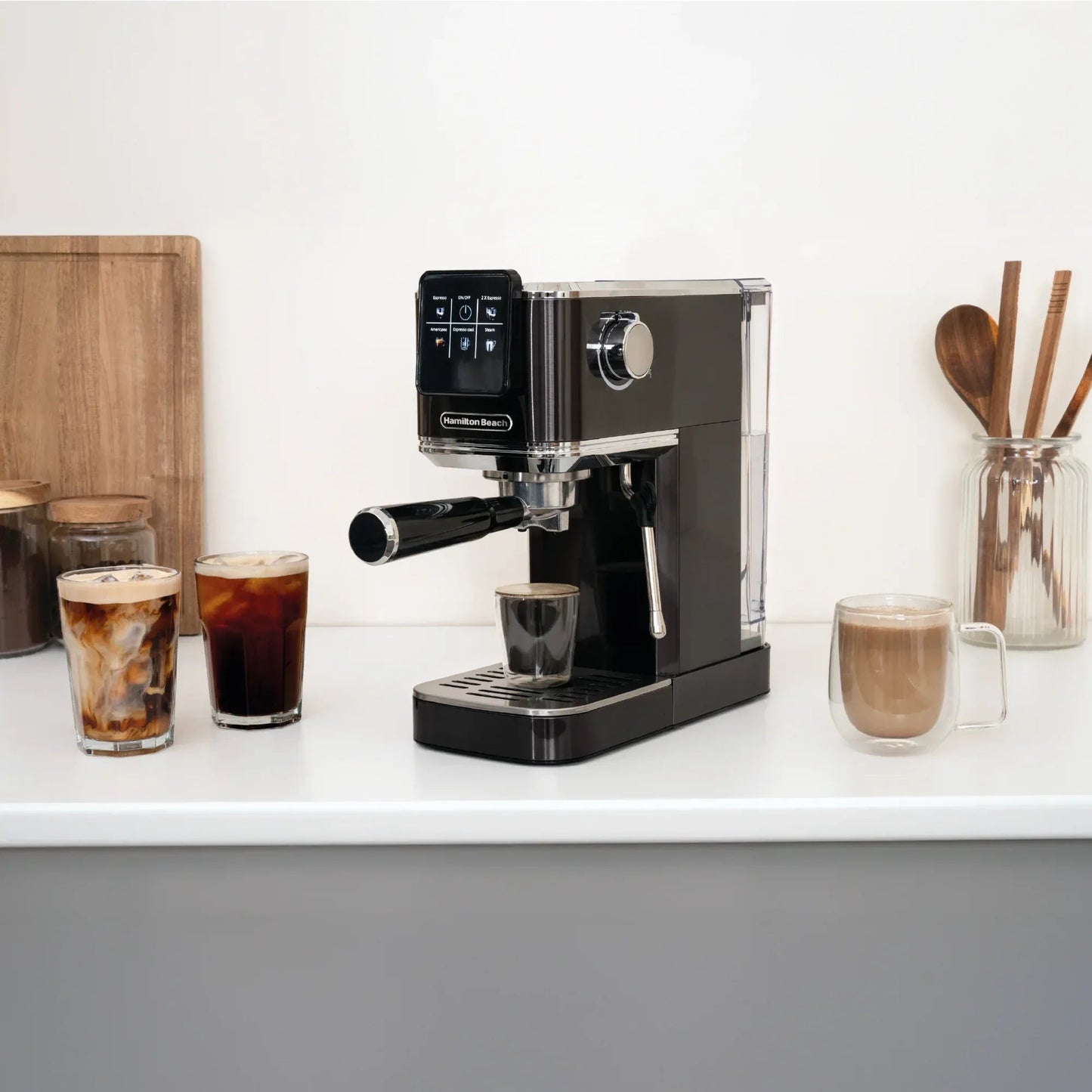 Hamilton Beach BaristaPro Touch 5-in-1 - Lifestyle