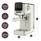Hamilton Beach BaristaPro Touch 5-in-1 Espresso Machine Cream