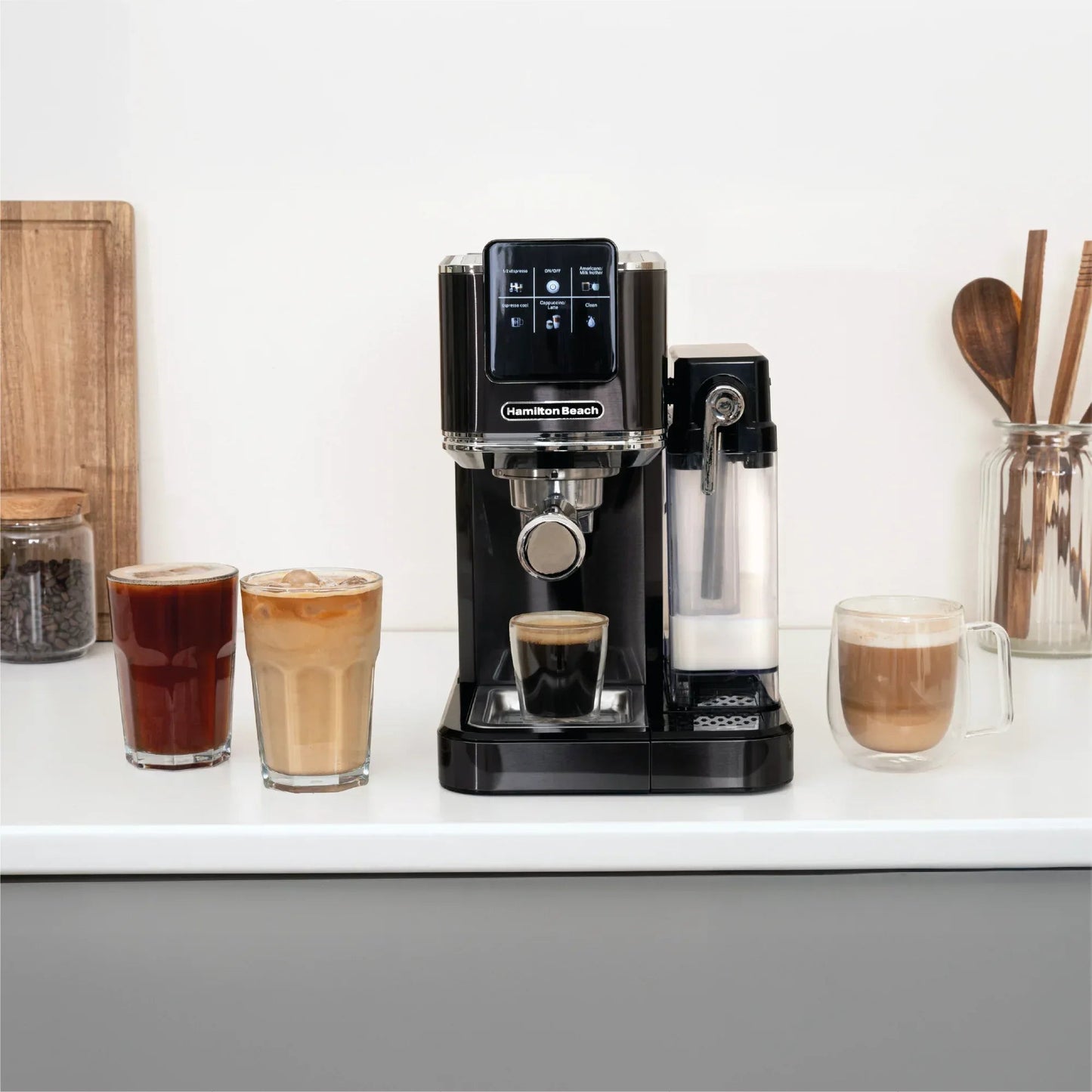 Hamilton Beach BaristaPro+ Touch 8-in-1 - Cappuccino