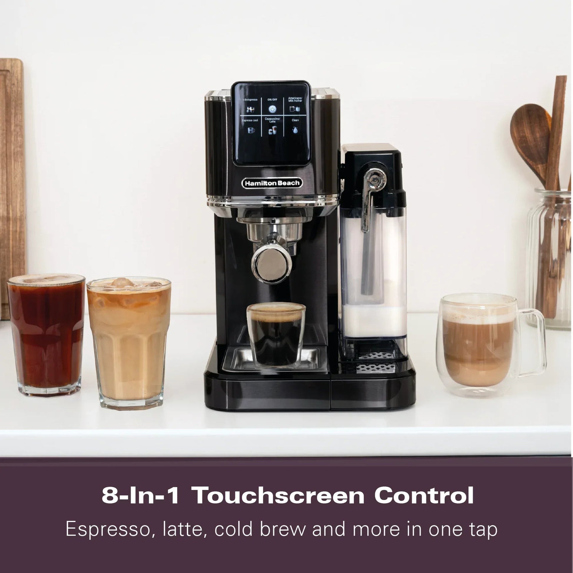 Hamilton Beach BaristaPro+ Touch 8-in-1 - Lifestyle