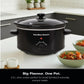 Hamilton Beach The Comfort Cook 3.5L Slow Cooker – Black
