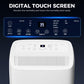 HOMCOM 30L/Day Dehumidifier with Auto-Clean Filter, Continuous Drainage, 4L Water Tank, 24H Timer, Digital Humidity Display, Dehumidifier for Home Damp, Bedroom, Condensation, Mould, Laundry Drying