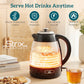 HOMCOM Kettle and Toaster Set, 1.7L 3000W Rapid Kettle with Strix Thermostat, 4 Slice Toaster with 7 Browning Controls, Black