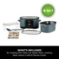Ninja Foodi PossibleCooker MC1001UK - angle view showing 8L capacity pot
