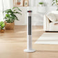 HOMCOM Oscillating Tower Fan Remote Control 3 Speed Modes Cooling Machine White