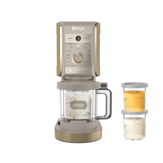 Ninja CREAMi Deluxe NC501UKSTGD Stone Gold ice cream and frozen drink maker