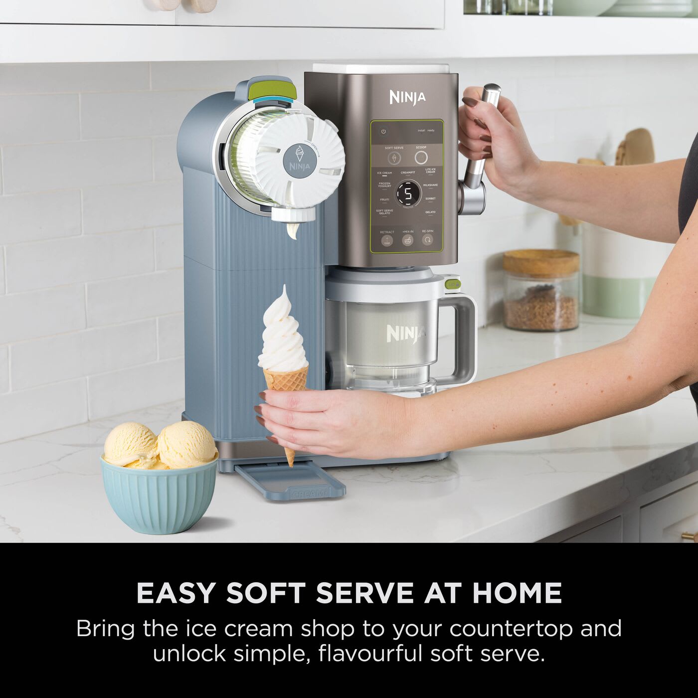Ninja CREAMi Scoop & Swirl NC701UKND Icy Blackberry Lime – feature 9