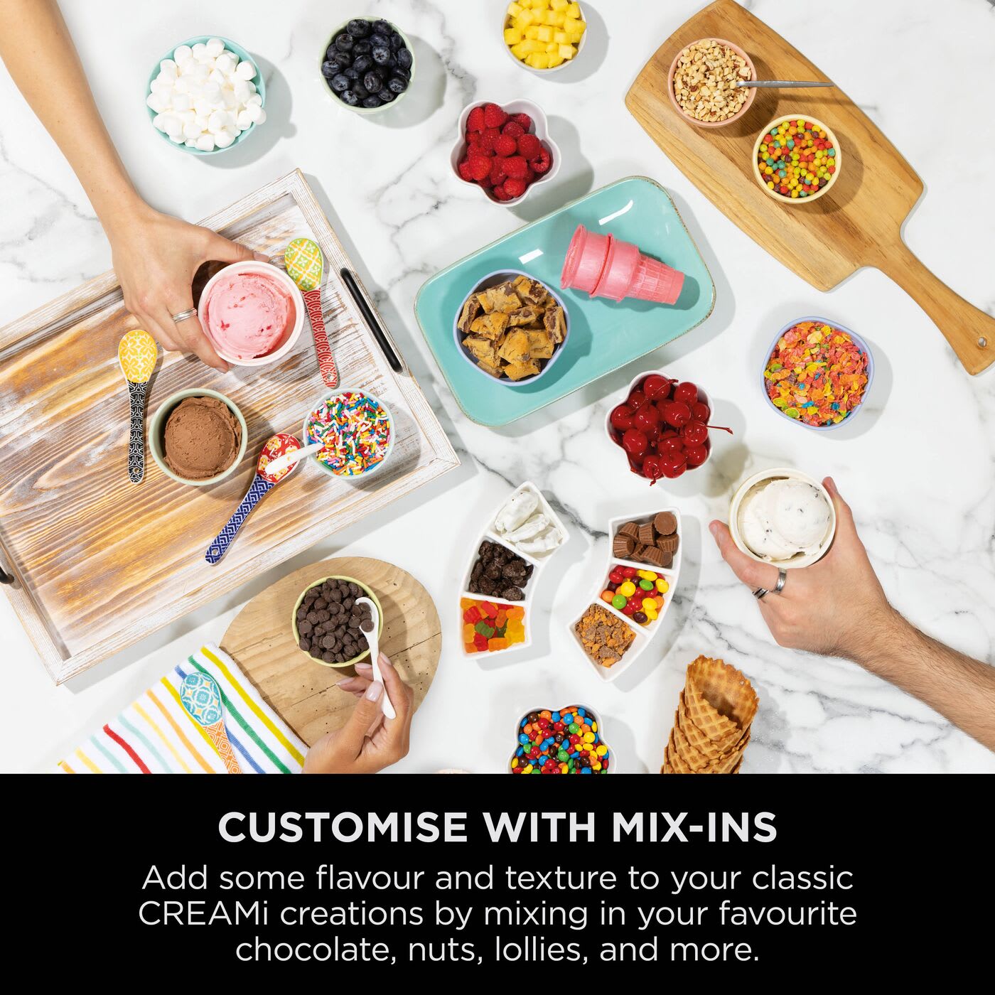 Ninja CREAMi Scoop & Swirl NC701UKND Icy Blackberry Lime – feature 10