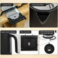 HOMCOM Sleek Textured Kettle and Four-Slice Toaster Set - Black