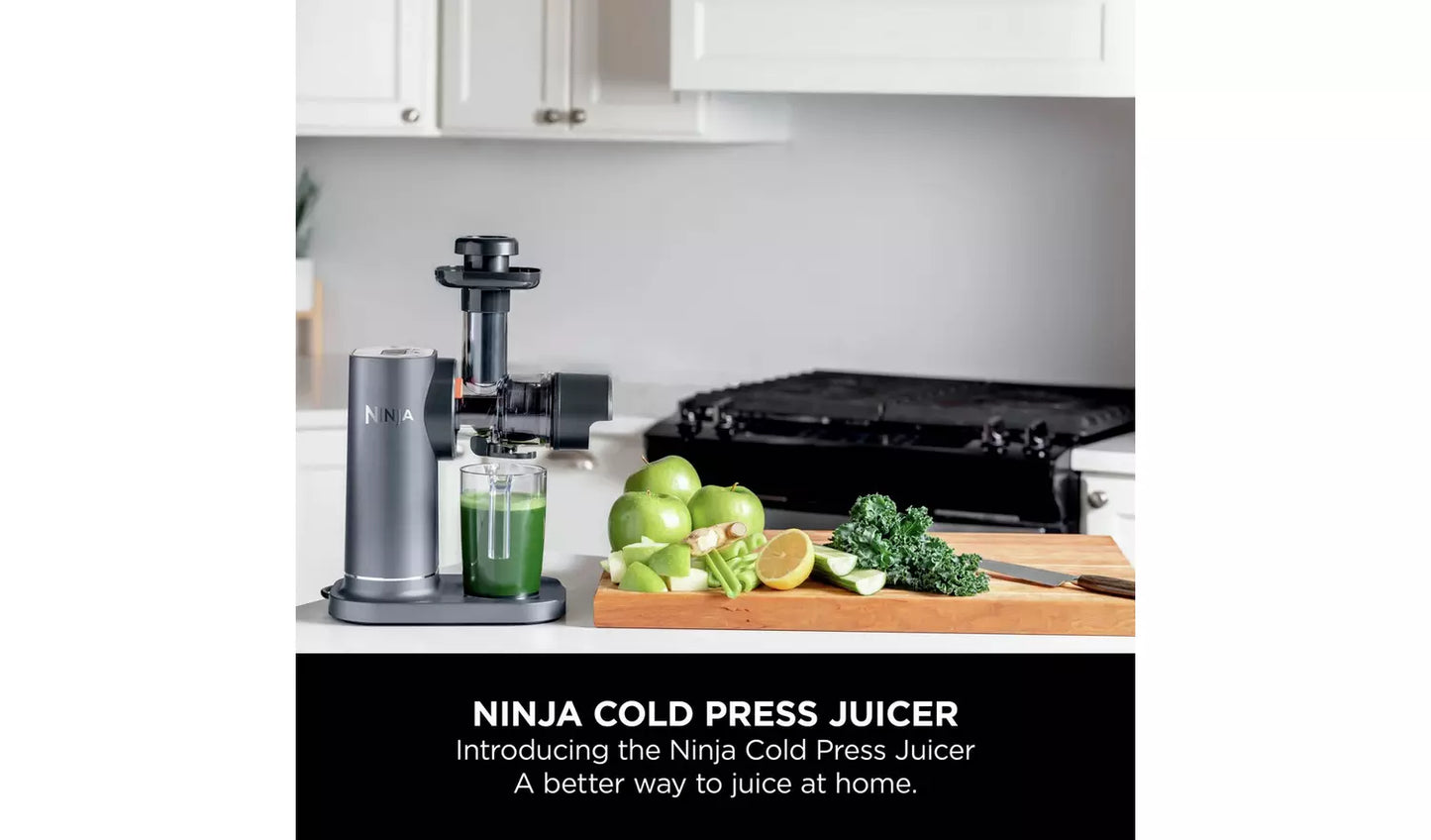 Ninja Entsafter mit Kaltpresstechnologie und Anti-Verstopfungsfilter JC151UK