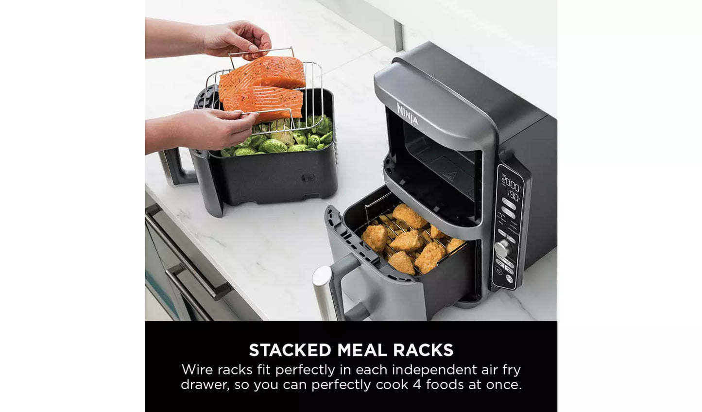 Freidora de aire Ninja Double Stack XL 9.5L SL400UK