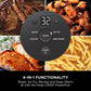 Ninja FN101UKGY CRISPi 4 i 1 Bärbar Glas Air Fryer