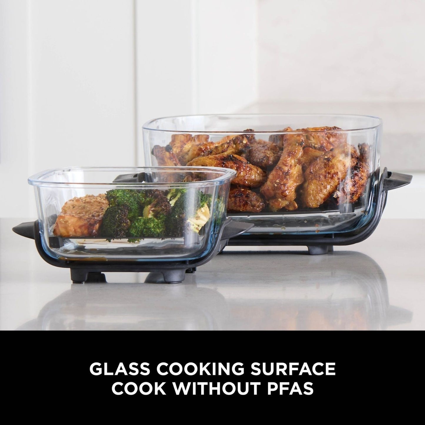 Ninja FN101UKGY CRISPi 4 i 1 Bärbar Glas Air Fryer