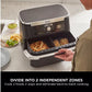 Ninja AF500UK air frying chips in MegaZone — holds up to 1.4kg of chips in one batch