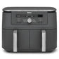 Ninja air fryer on a white background