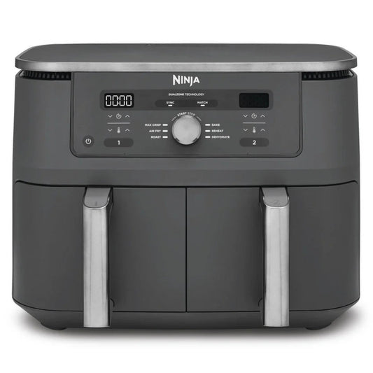 Ninja air fryer on a white background