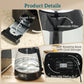 HOMCOM Kettle and Toaster Set, 1.7L 3000W Rapid Kettle with Limescale Filter, 2 Slice Toaster with 7 Browning Controls, Black