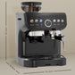 HOMCOM 15 Bar Coffee Machine with Adjustable Grind, Steamer and Accessories, Good Housekeeping Institute Approved, Black