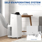 HOMCOM 14000 BTU Mobile Air Conditioner for Room up to 35m², Smart Home WiFi Compatible, with Dehumidifier, Fan, 24H Timer
