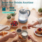 HOMCOM Kettle and Toaster Set, 1.7L 3000W Rapid Kettle with Strix Thermostat, 4 Slice Toaster with 7 Browning Controls, Grey