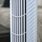 HOMCOM 36" Freestanding Tower Fan, Pedestal Fan with 3 Speed 3 Mode, 7.5h Timer, 70 Degree Oscillation, LCD Panel, 5M Remote Controller, White