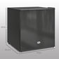 HOMCOM 35L Mini Freezer, -24℃ to -14℃ Temperature - Black