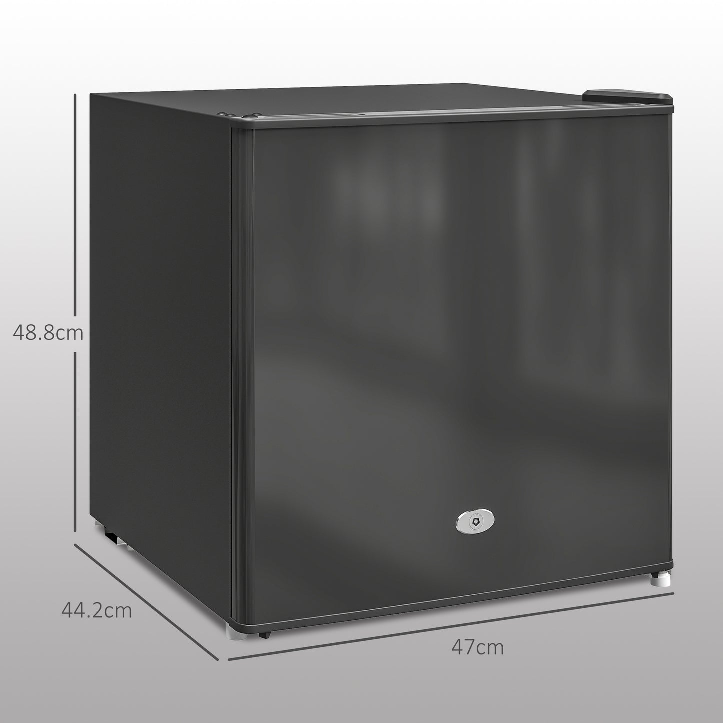 HOMCOM 35L Mini Freezer, -24℃ to -14℃ Temperature - Black