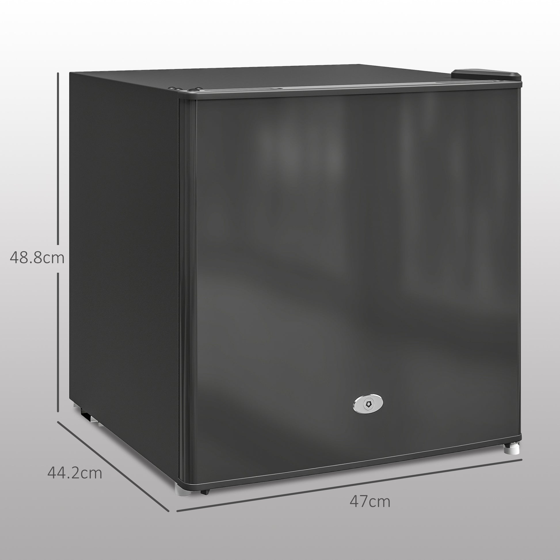 HOMCOM 35L Mini Freezer, -24℃ to -14℃ Temperature - Black