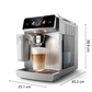 Philips Café Aromis 8000 Series LatteGo Pro EP8757/20 Silver - Espresso Machine
