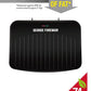 George Foreman 25820 Large Fit Grill — open plates view
