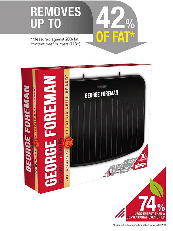George Foreman 25820 Large Fit Grill — lifestyle shot