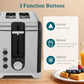HOMCOM Retro Toaster and Kettle Set - Black
