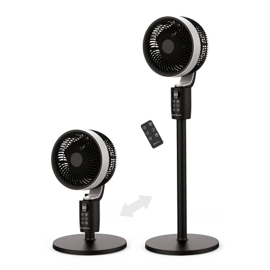 Rediffusion Air 360 Oscillating Adjustable Height Fan Black REDAC04BK