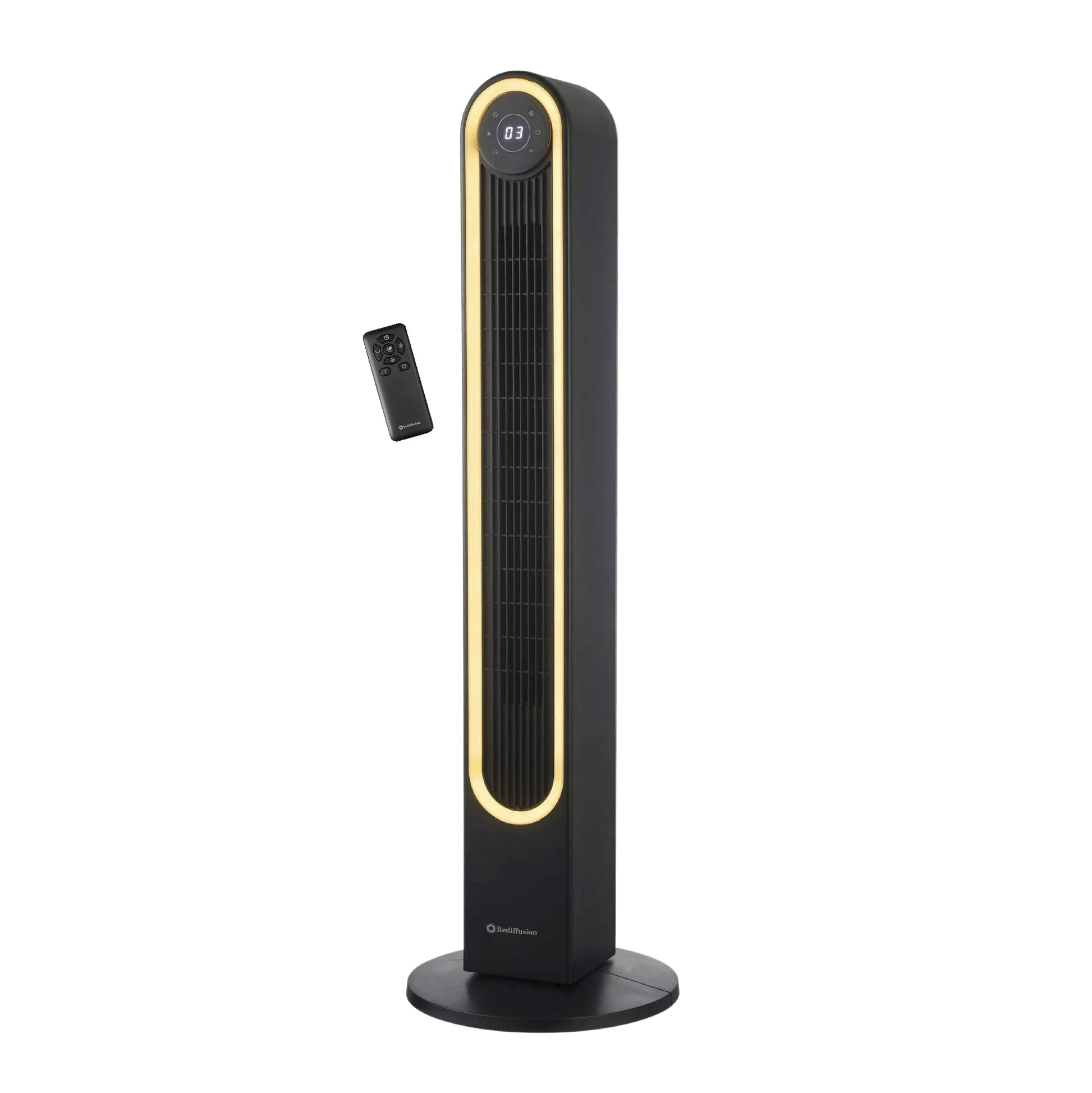 Rediffusion Halo 42 inch Digital Tower Fan Black REDAC06WT