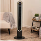 Rediffusion Halo Tower Fan Black ambient glow light