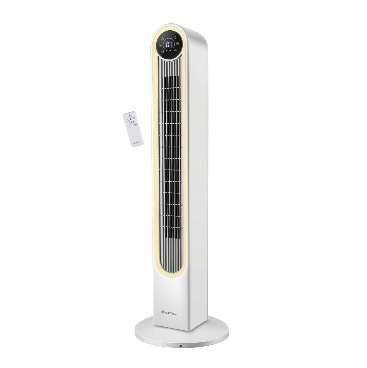 Rediffusion Halo 42 inch Digital Tower Fan White REDAC06BK