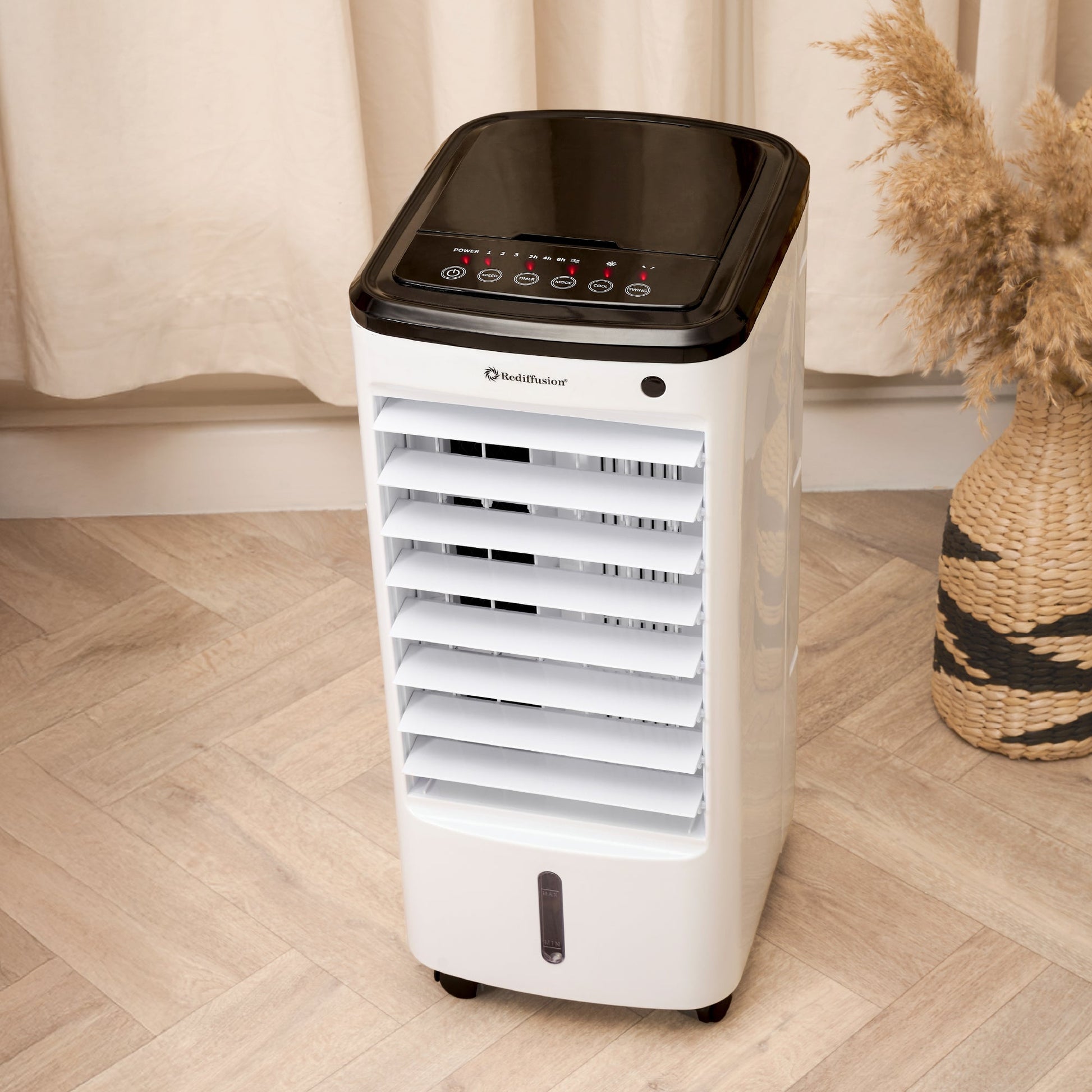 Rediffusion 4L Air Cooler controls
