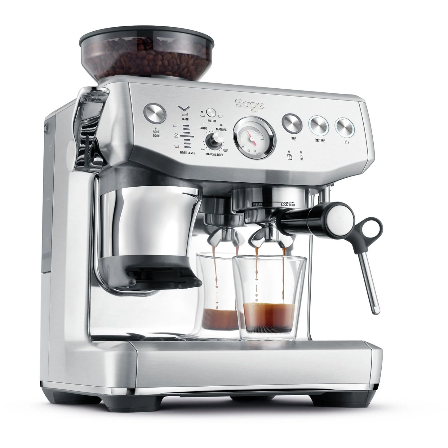 Sage Barista Express Impress Espressomaskin - Rostfritt Stål