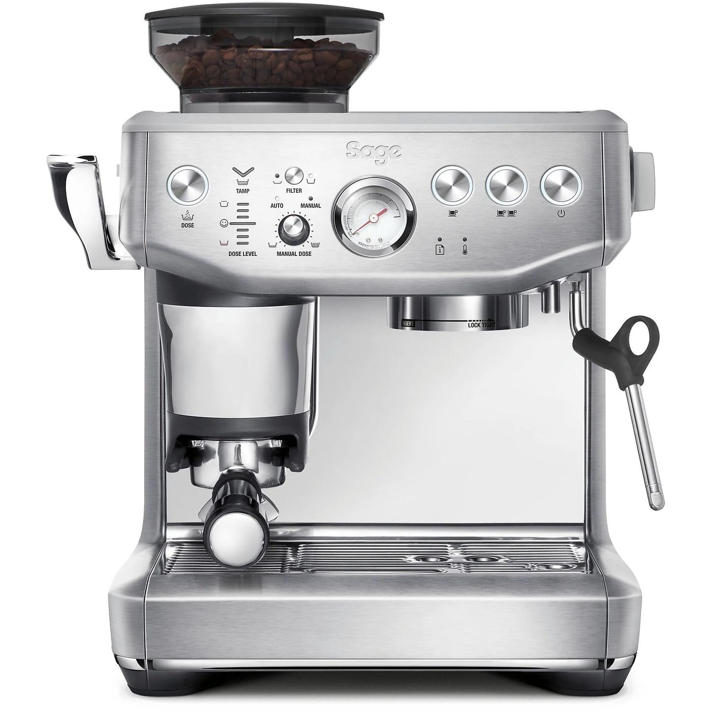 Sage Barista Express Impress Espressomaskin - Rostfritt Stål