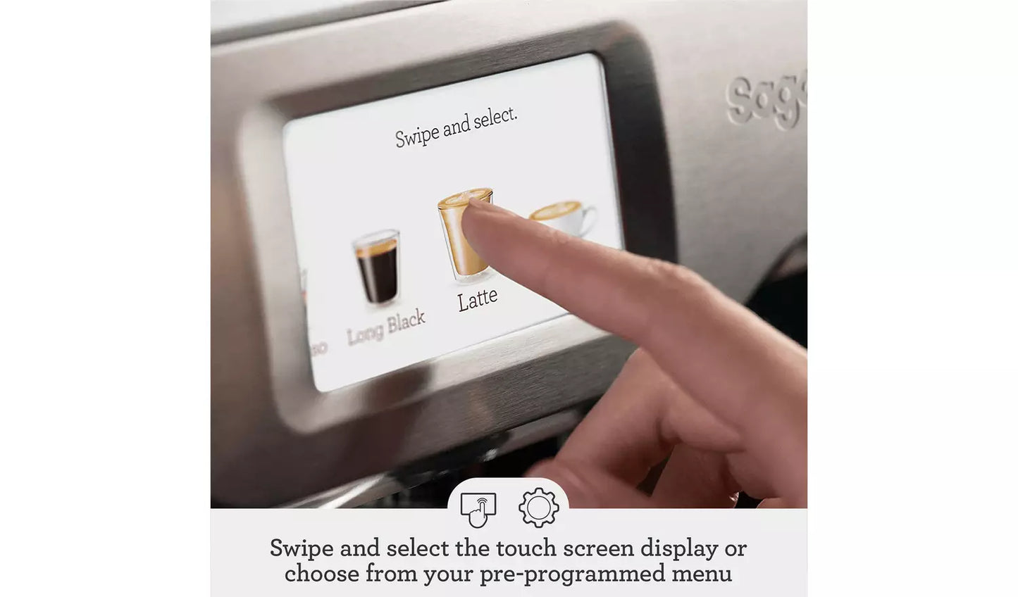 Sage The Barista Touch Rostfritt Stål