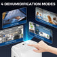 HOMCOM 30L/Day Dehumidifier with Auto-Clean Filter, Continuous Drainage, 4L Water Tank, 24H Timer, Digital Humidity Display, Dehumidifier for Home Damp, Bedroom, Condensation, Mould, Laundry Drying