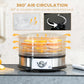 HOMCOM 40-70℃ Five-Tray Food Dehydrator