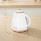 HOMCOM 3kW Rapid Boil Honeycomb Kettle - Cream
