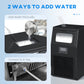 HOMCOM Commercial Ice Maker with 4kg Ice Storage - Black