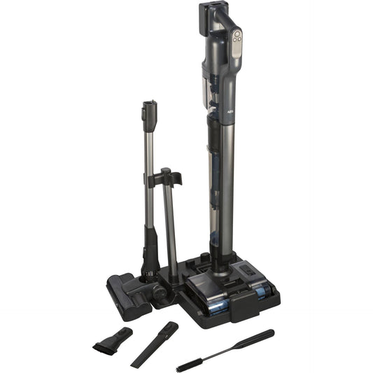 AEG AW82U2DG Battery Dry&wet Bagless Grey, Stainless steel 4.3 Ah