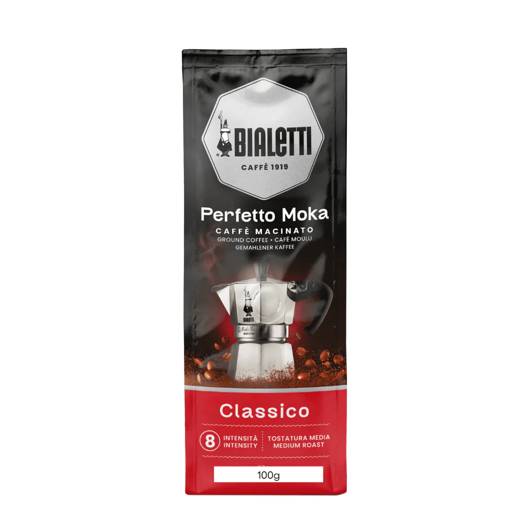 Bialetti Perfetto Moka Classico 100g coffee package