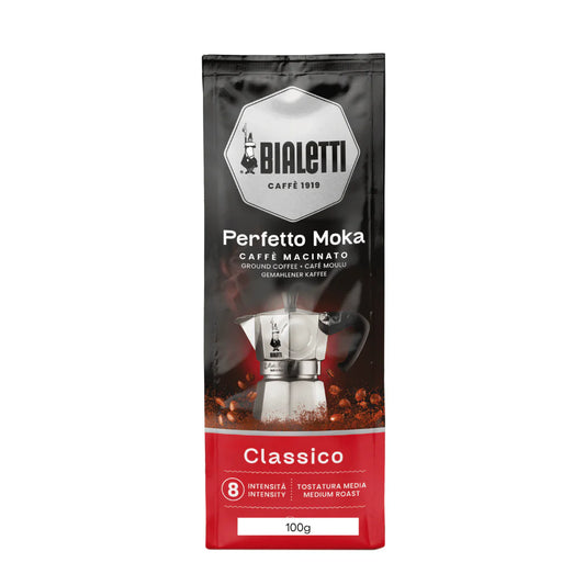 Bialetti Perfetto Moka Classico 100g coffee package