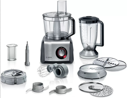 Bosch MC812M865 food processor 1250 W 3.9 L Black, Stainless steel